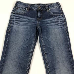 Silver Jeans Distressed Size 27 Aiko Bootcut